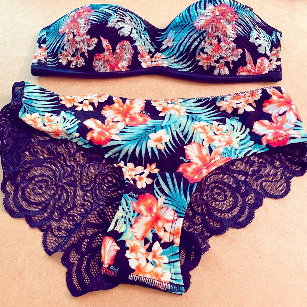 Victoria’s Secret Pink Bralette and panty set